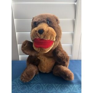 Plush Creations 12" Bear Hand Puppet Excellent Condition Rare